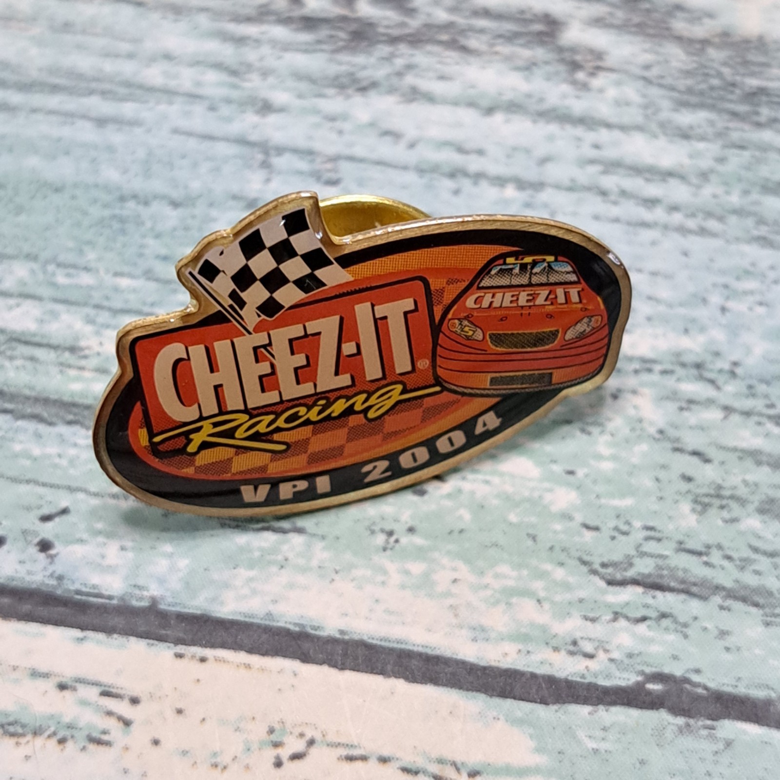 Walmart Employee Associate Product Advertising Pin - Cheez-It Racing VPI 2004