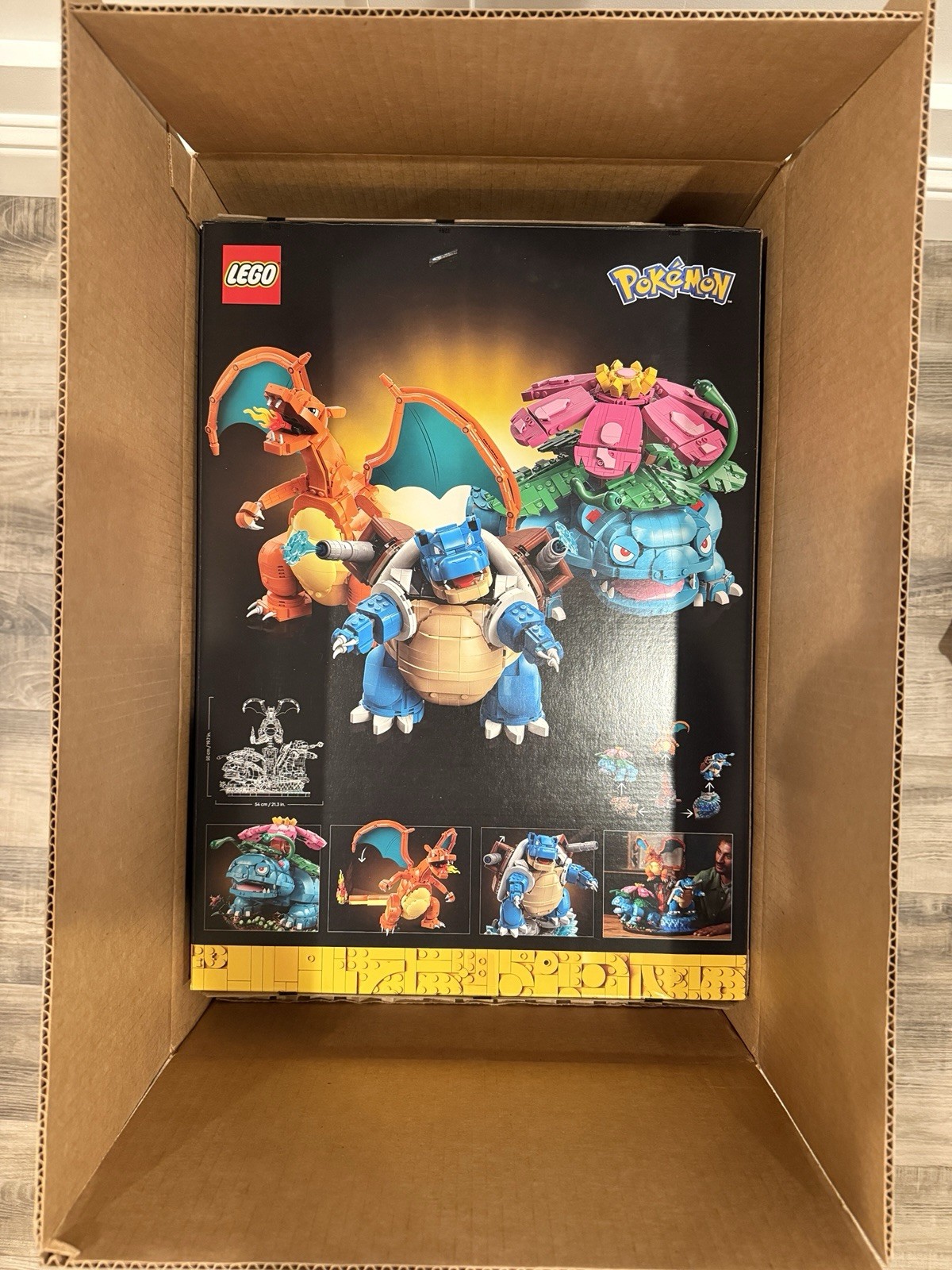 LEGO Pokemon Venusaur, Charizard and Blastoise, Set #72153, IN HAND