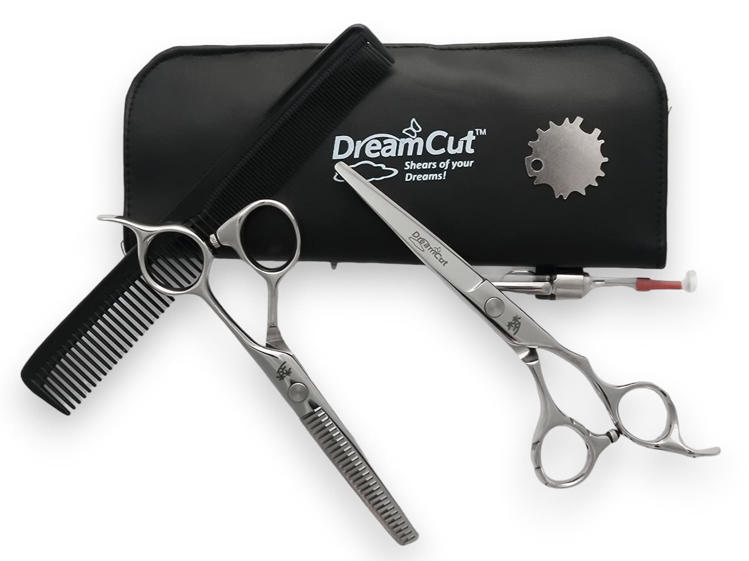 6" Professional Hair Scissors and Thinning Shears 440C Japanese Stainless Ste...