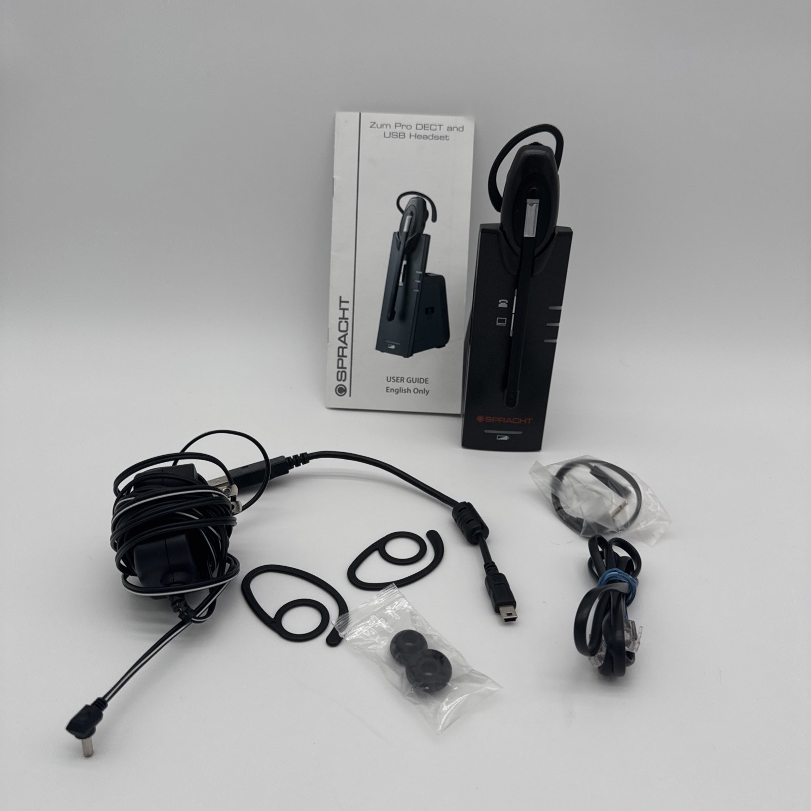 Spracht HS-2014 Zum Pro Dect 6.0 Wireless Headset USB / Ethernet + Base Station