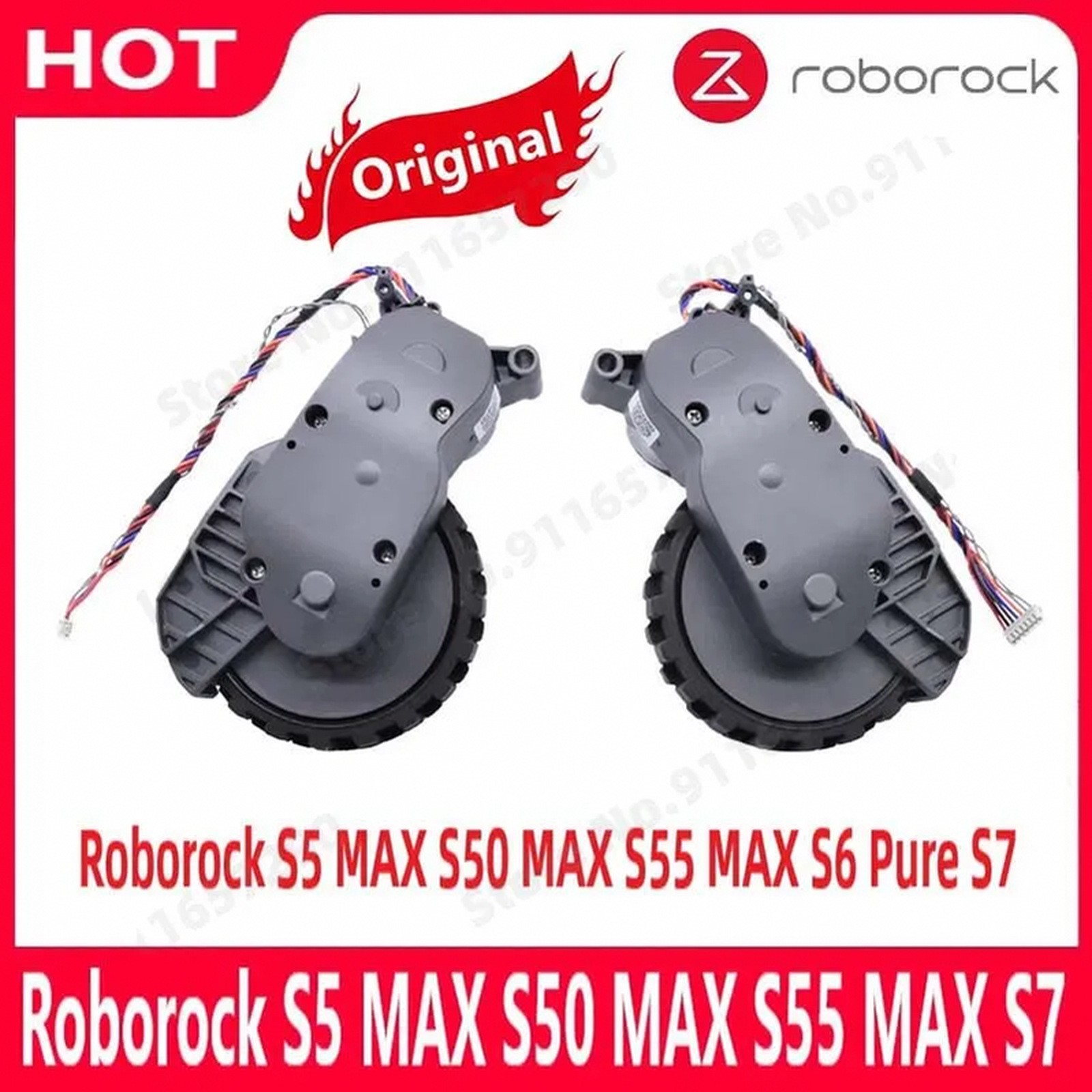 VACUUM CLEANER WHEELS PARTS ROBOROCK S5 MAX S50 MAX S55 MAX S6 PURE S7 LEFT