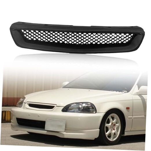 Front Bumper Grille Fit 1996 1997 1998 Fit 1996-1998 for Civic CX/DX/EX/LX/HX
