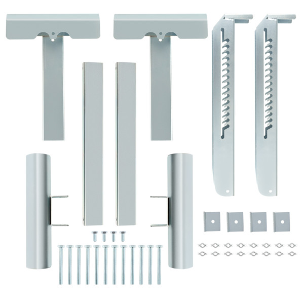 2x Ladder Jack Scaffold Extension Kit 2-Rung up to 20 inch Stable Adjustable
