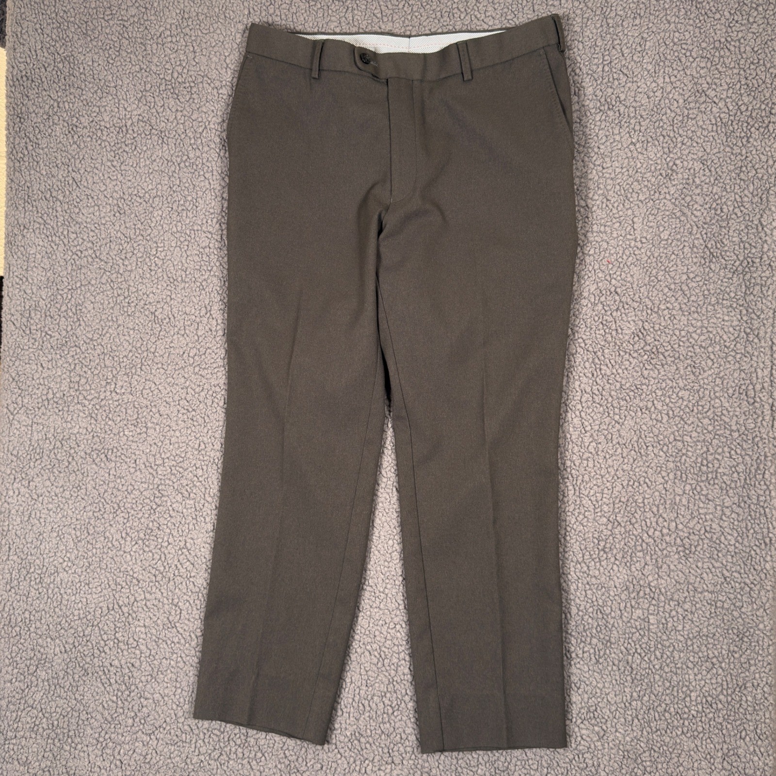 Peter Millar Pants Mens 35x29 Crown Sport Brown Performance Pleated Golf Slacks
