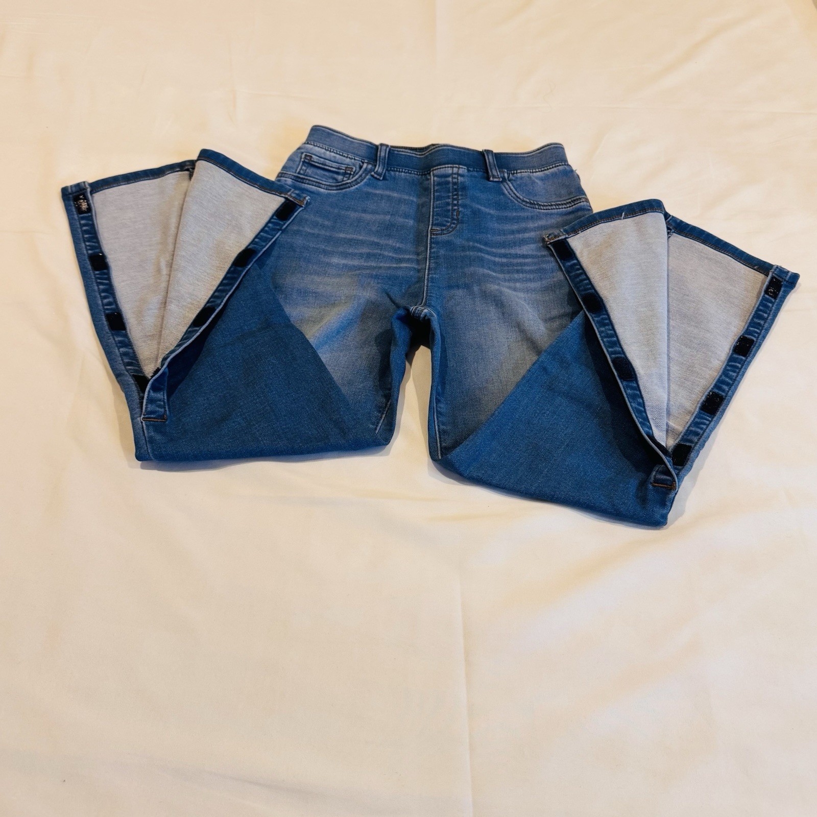 Jumping Beans Girls 10 Physical AdaptivePullOn Blue Hook n Loop Closure Jeggings