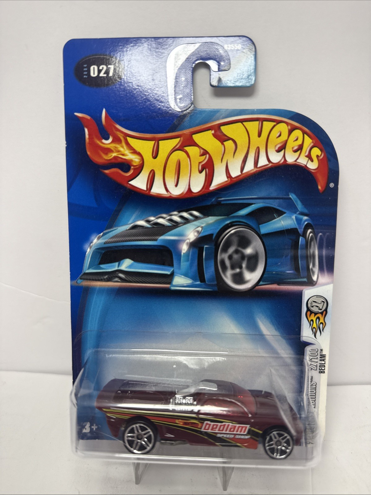 Hot Wheels Bedlam 2004 First Editions 27/100 Metal Base Bottom