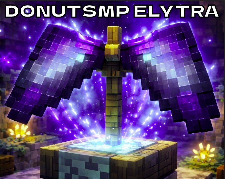 Donut SMP Elytra. Fast delivery & Cheapest!