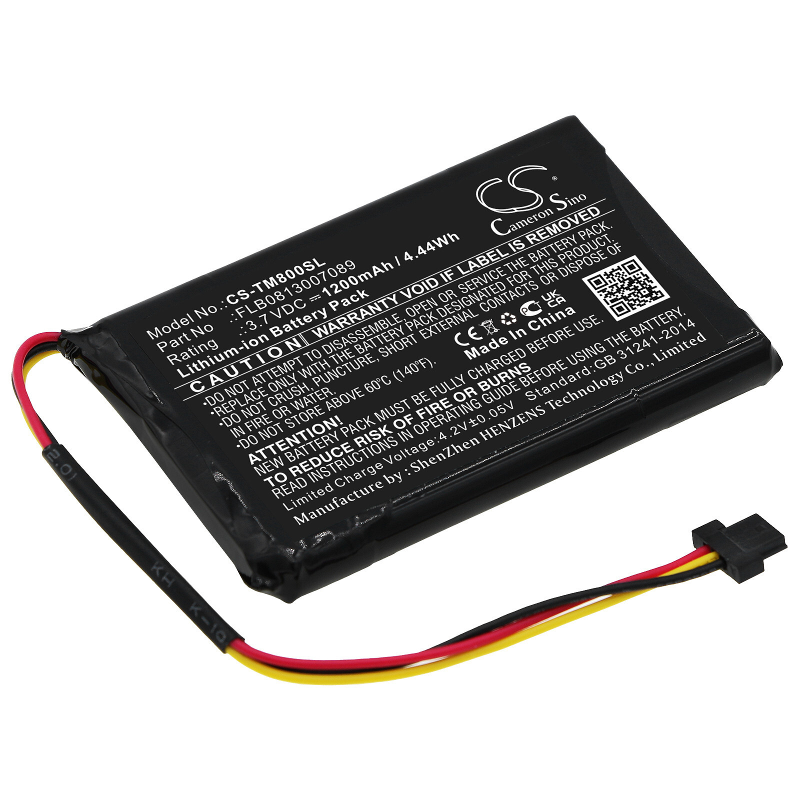 BATTERIE 1200mAh Type AHA11111009 FLB0813007089 VFAS For TomTom One XL Traffic