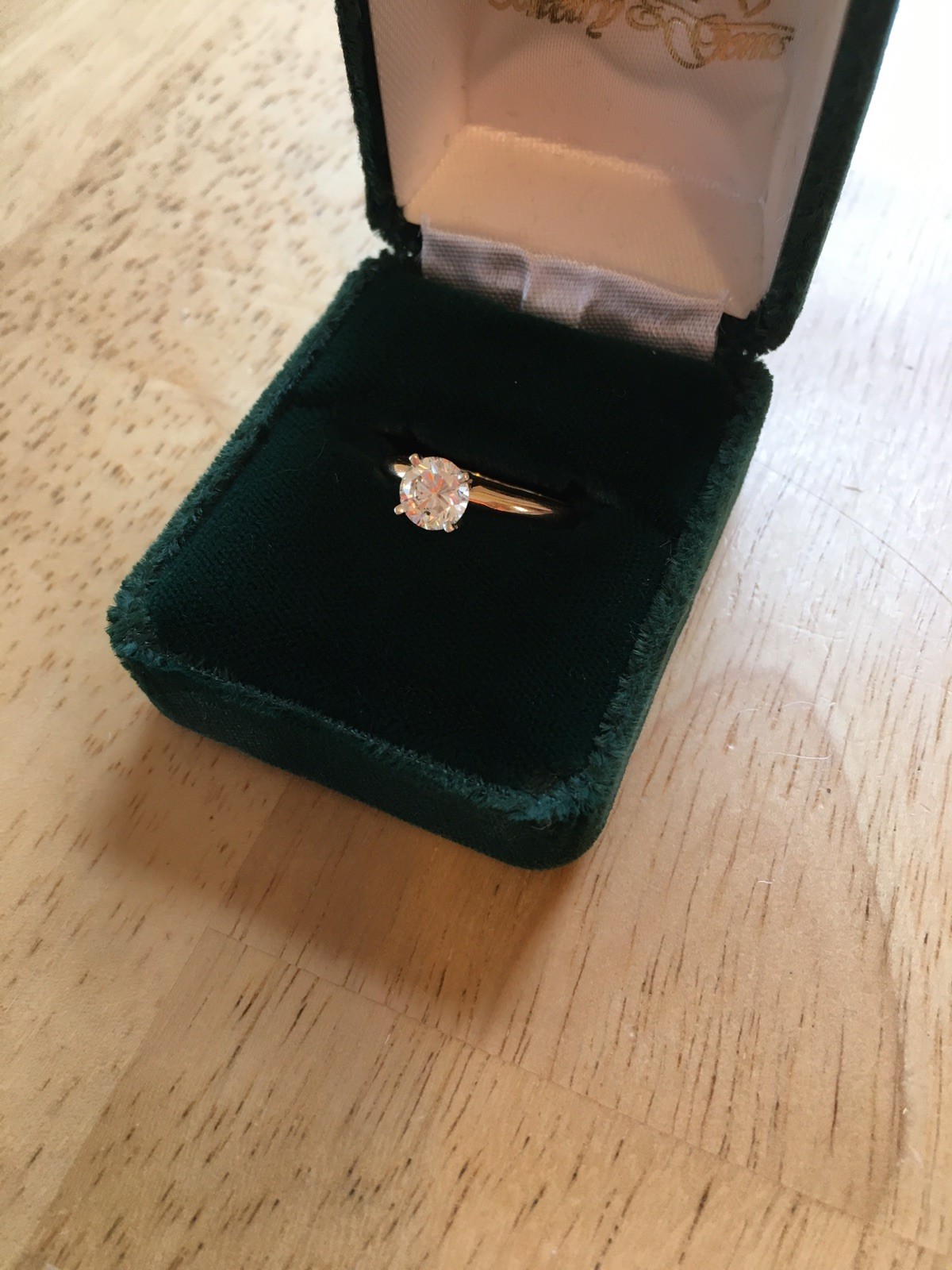 1CT Diamond Engagement Bridal Set Genuine Diamond Rings 14k Gold Band NEW Size 7