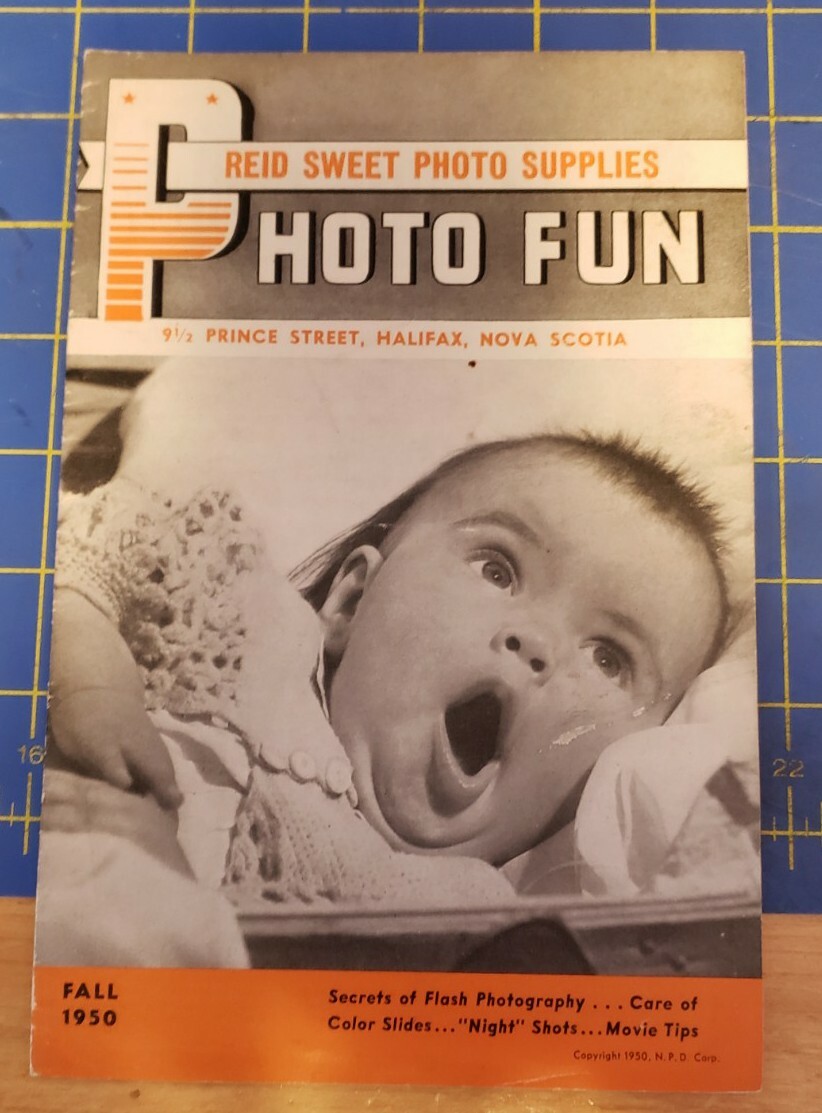 Reid Sweet Photo Supplies Photo Fun Fall 1950 Halifax Nova Scotia Canada 