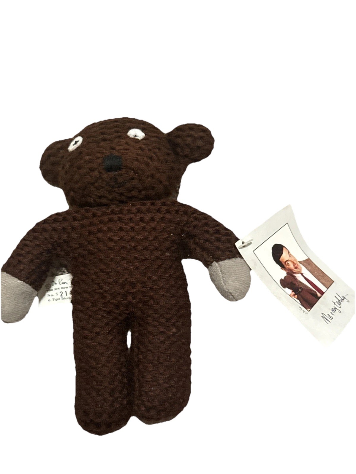 The Official Mr. Bean Teddy Bear - 1996 Tiger Television Ltd. Stuffed Plush Toy 