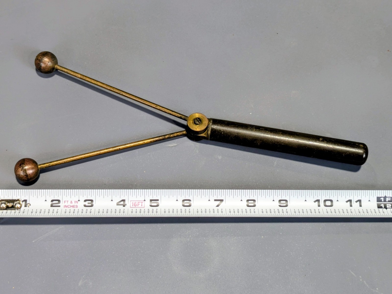 Antique Electrostatic Discharger Knott Boston Science Physics Old Apparatus 