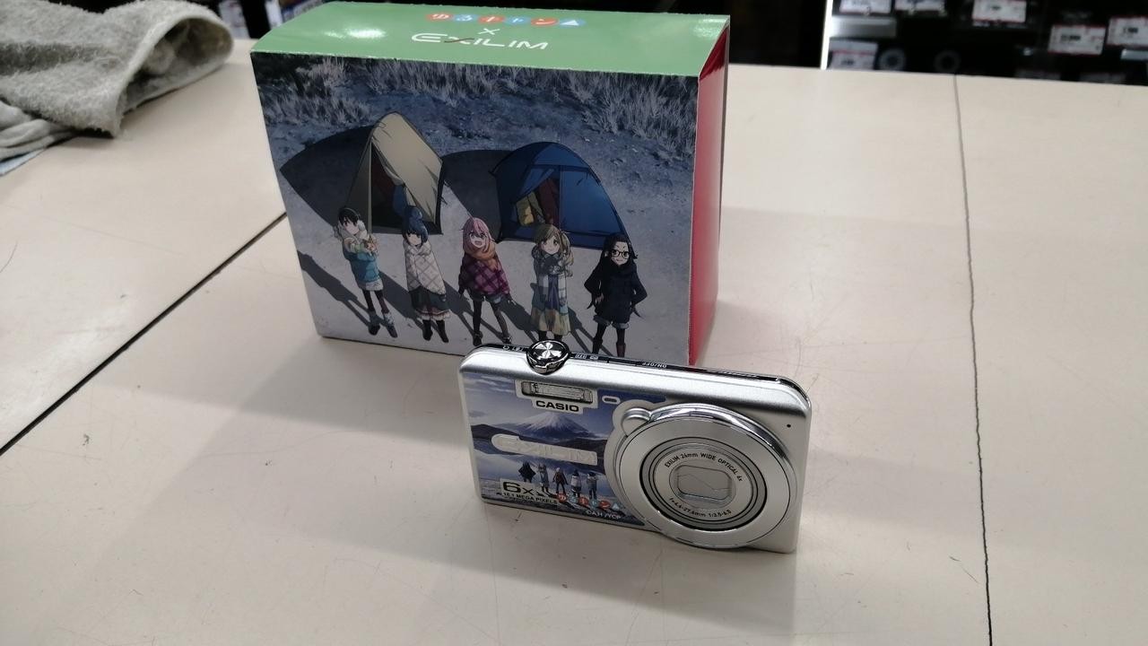 Casio Ex-ZS29 Digital Camera Yurucamp Limited Edition 16MP 6x Zoom Used From Jap
