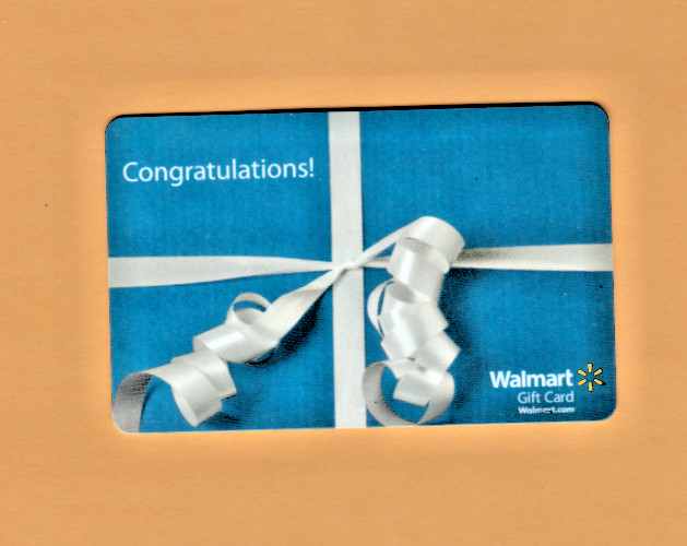 Collectible Walmart 2008 Gift Card - Congratulations Package - No Value - VL5027