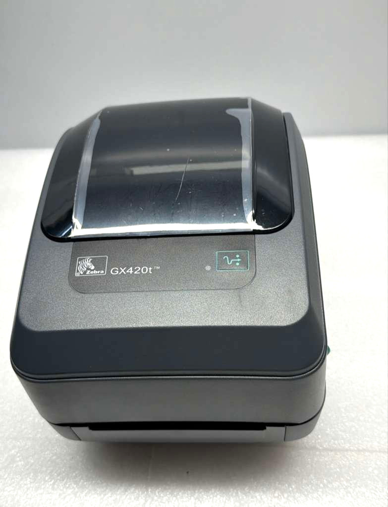 Zebra GX420T Thermal Transfer Barcode Label Printer USB Ethernet