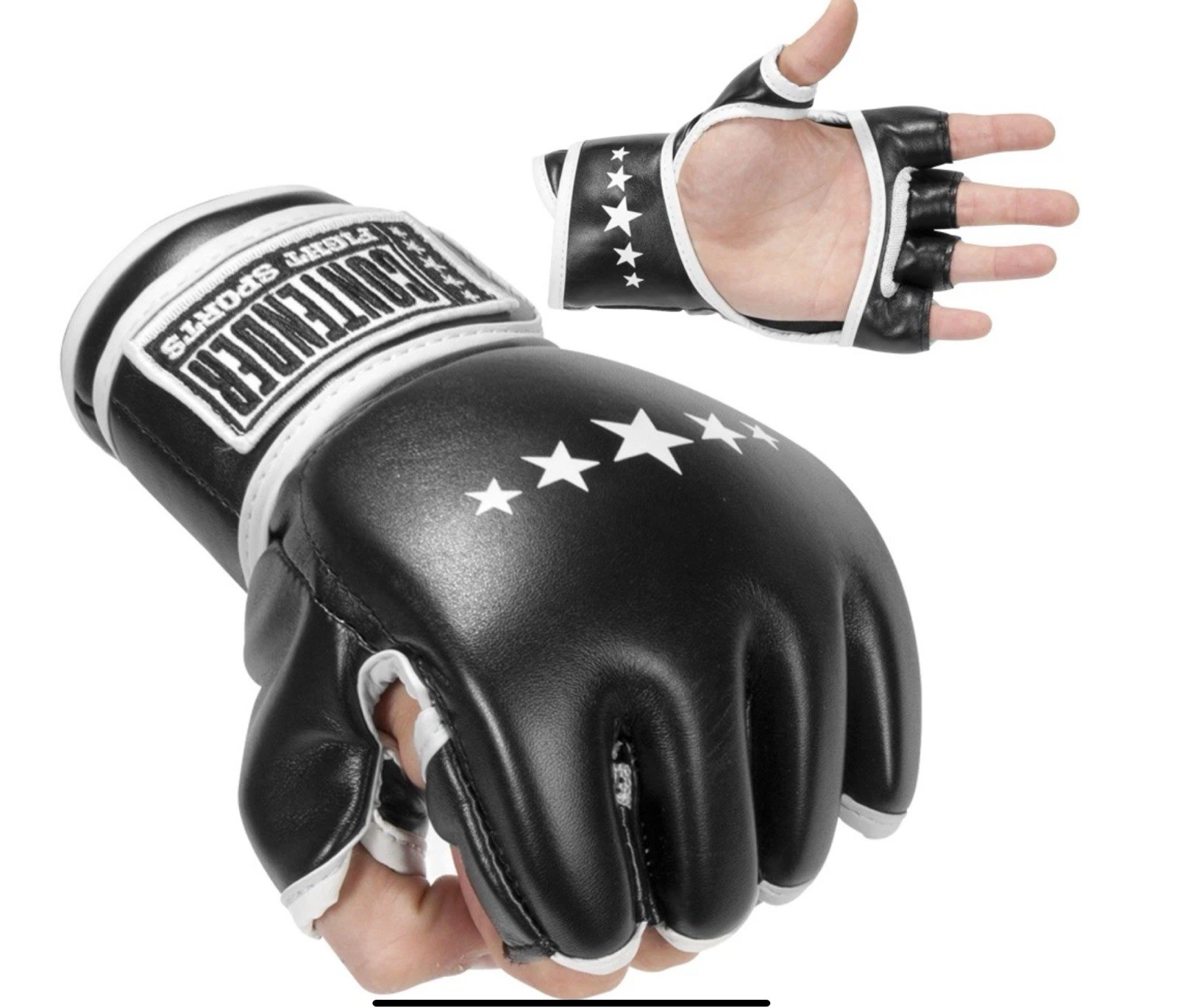 MMA Synthetic Hybrid Training Gloves