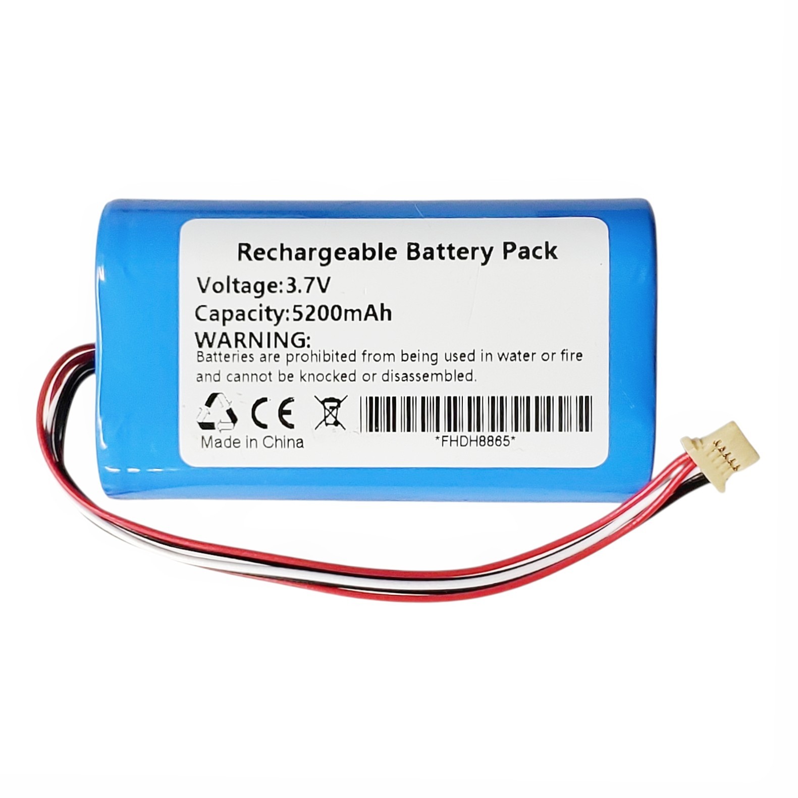 ZTHY 3.7V 5200mAh Li-ion Battery Pack FHDH8865 for Eufy Spaceview Pro & Baby M..