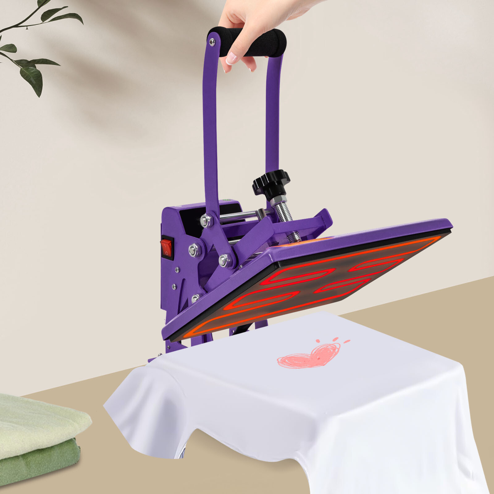 11.8*9 inches, Heat Press Machine for  DIY T Shirts, T Shirt Press Machine