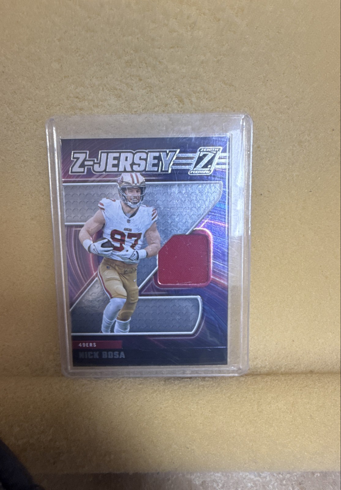 Nick Bosa 2024 Panini Zenith - Z Jersey Insert (MEM) #ZJ32 - “NM+”