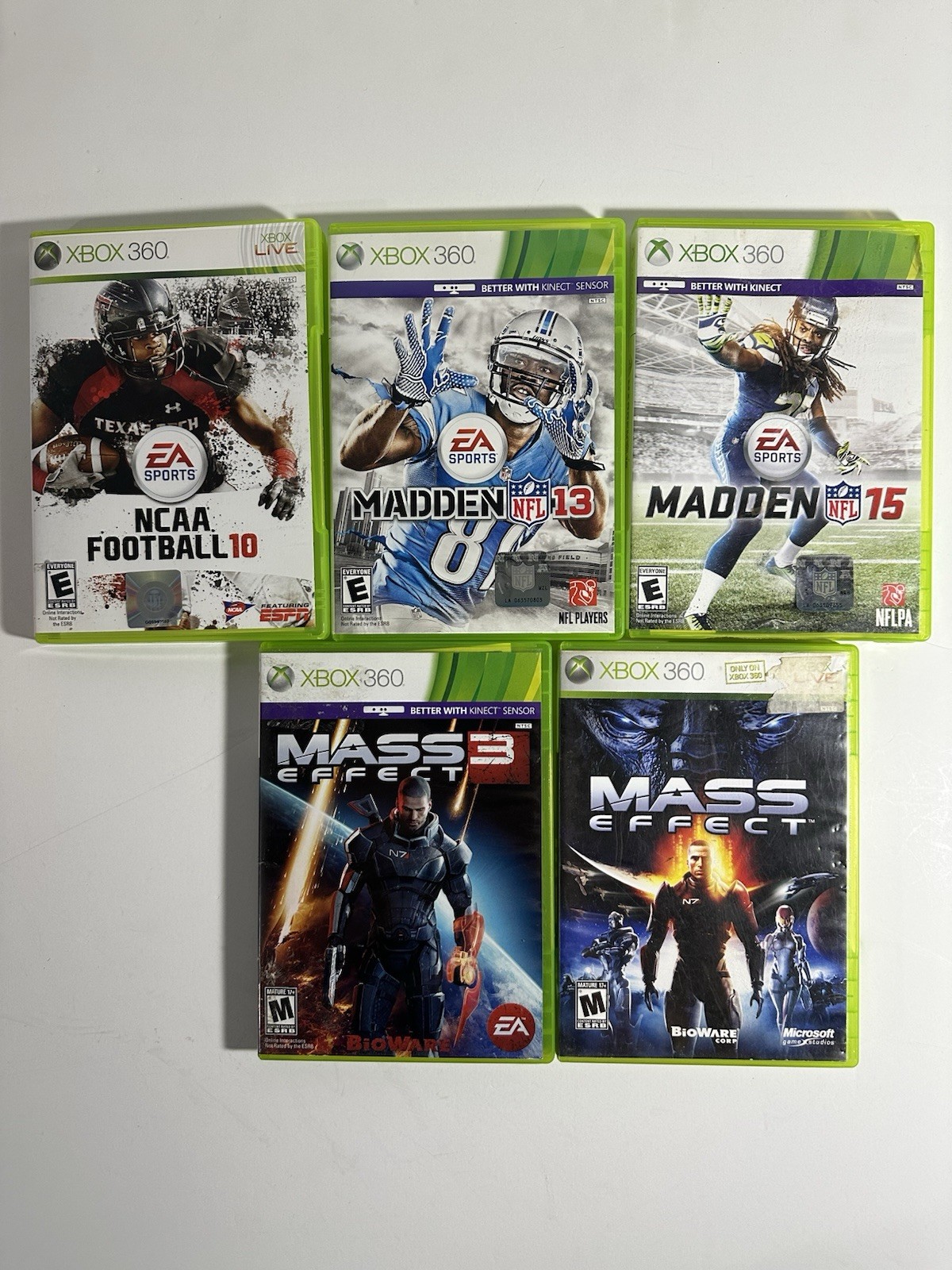 Microsoft Xbox 360 5 Game Bundle