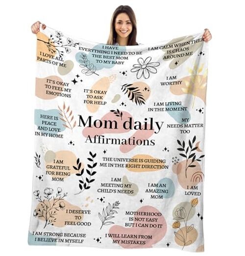 New Mom Gifts for Women, Gifts for Mother After Birth, New Mother Blanket, Mom 