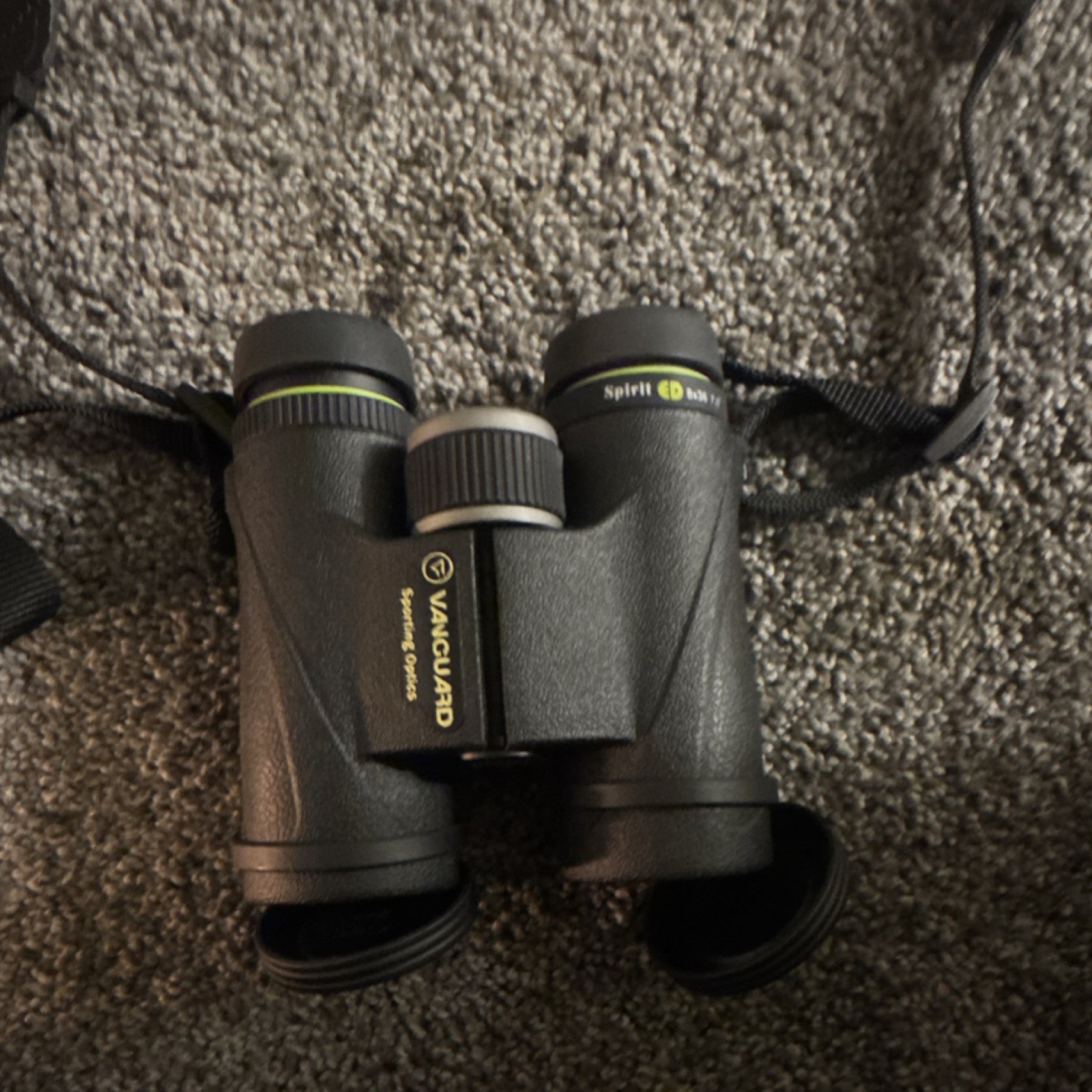 Vanguard Spirit ED 8x36 Waterproof Roof Prism Binoculars Black w/ Carrying Case