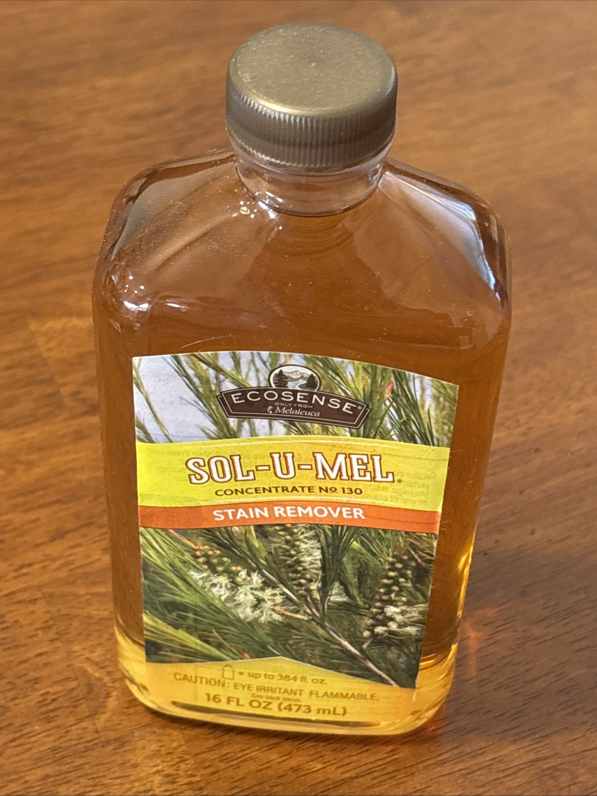 Melaleuca Ecosense SOL-U-MEL Concentrate #130 Stain Remover 16 oz 3-in-1 Cleaner