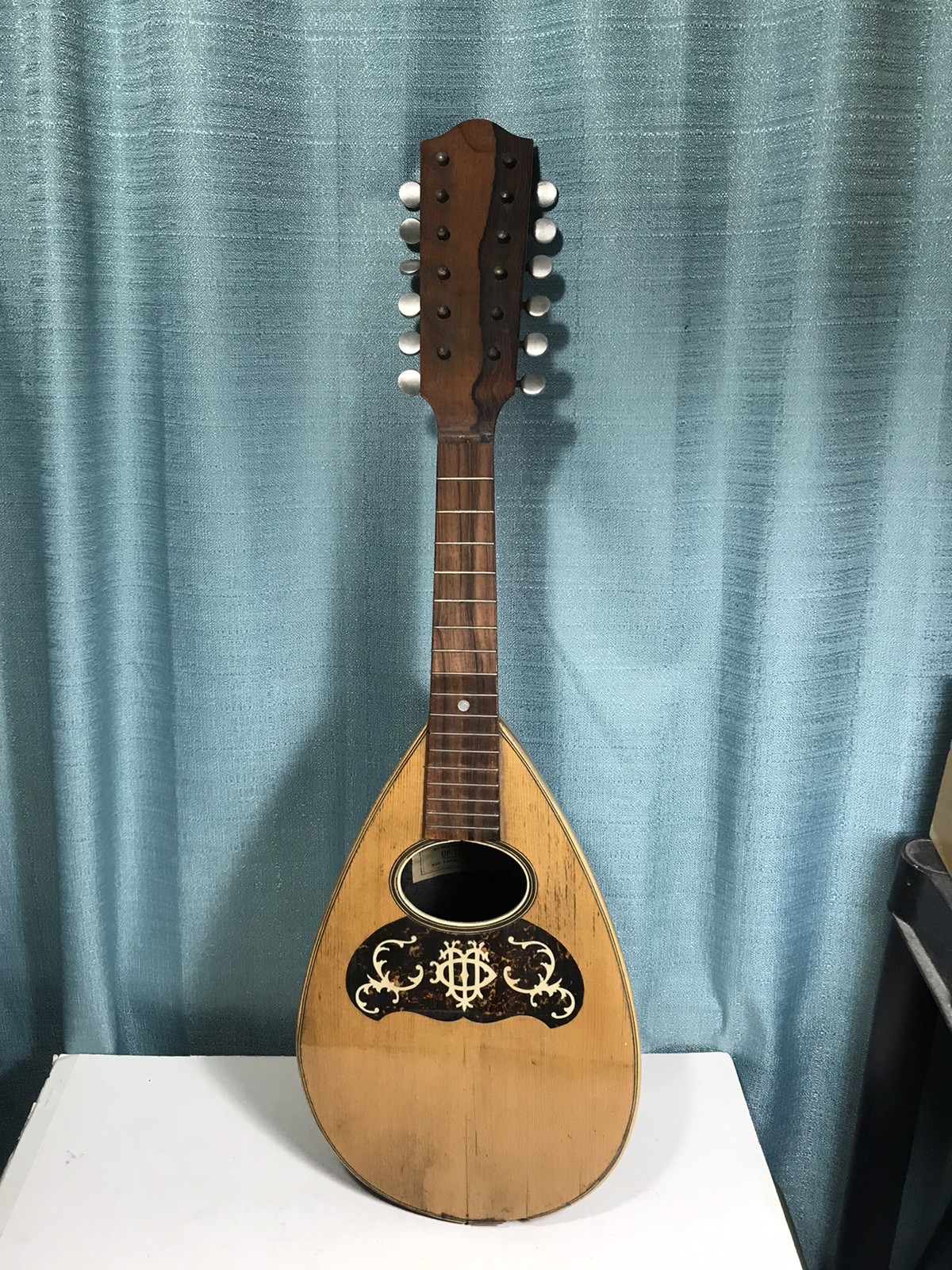 Antique Mandriola Mandolin -damage- Bowl Back Up-To-Date Music Co 1899 - 1907