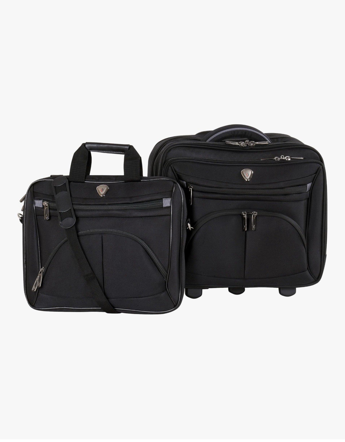 CalPak CEO Rolling Briefcase – Black – Laptop Carry-On Bag – NWT