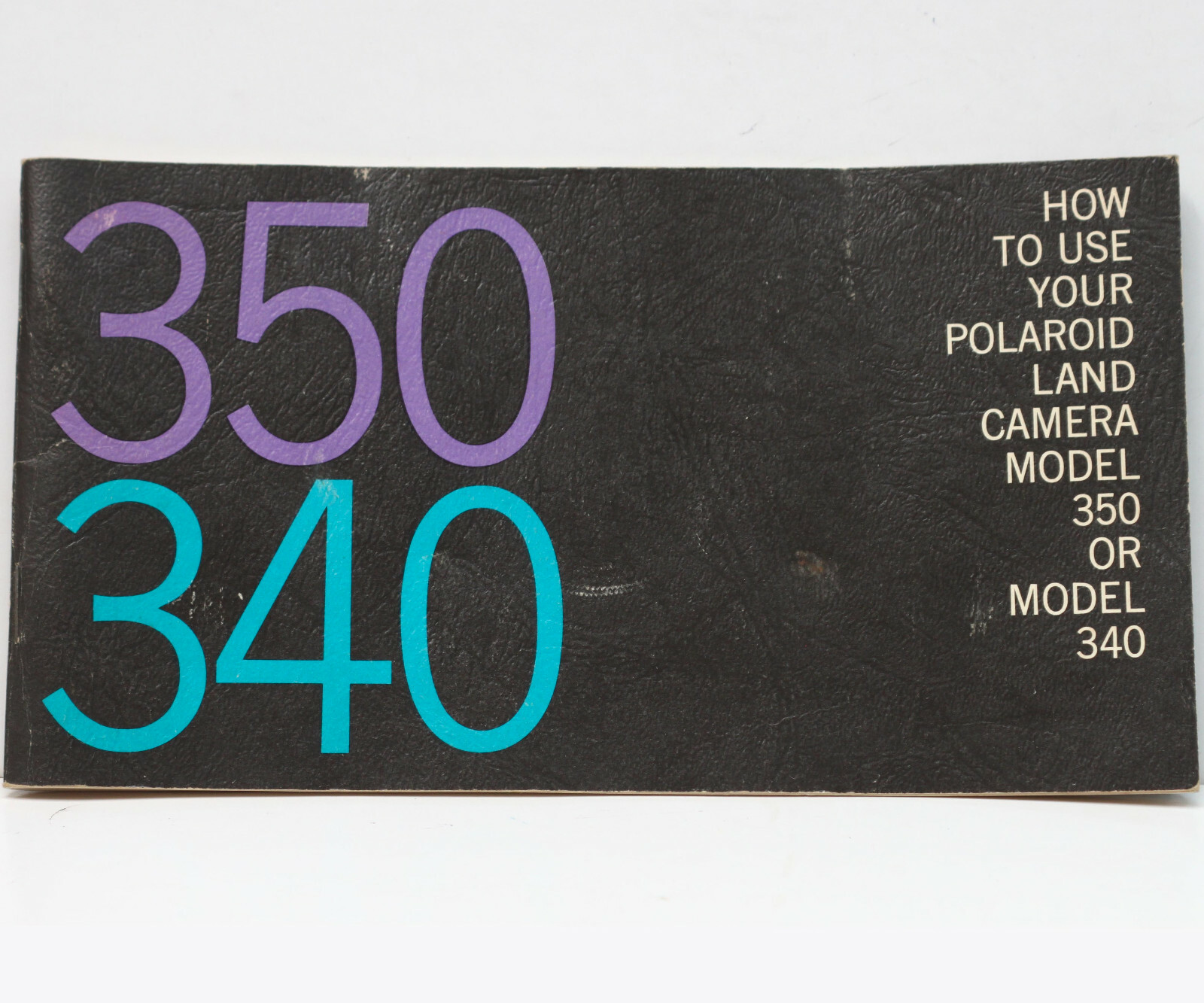 Vintage Polaroid 340 350 Instant Film Camera Manual Instructions Guide 1960s