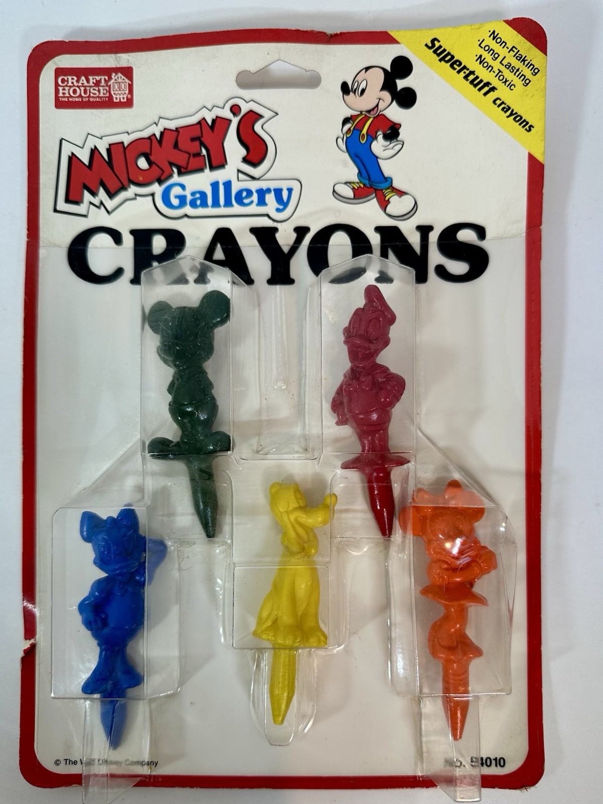 Vintage 1985 set of Disney "Mickey's Gallery" crayons