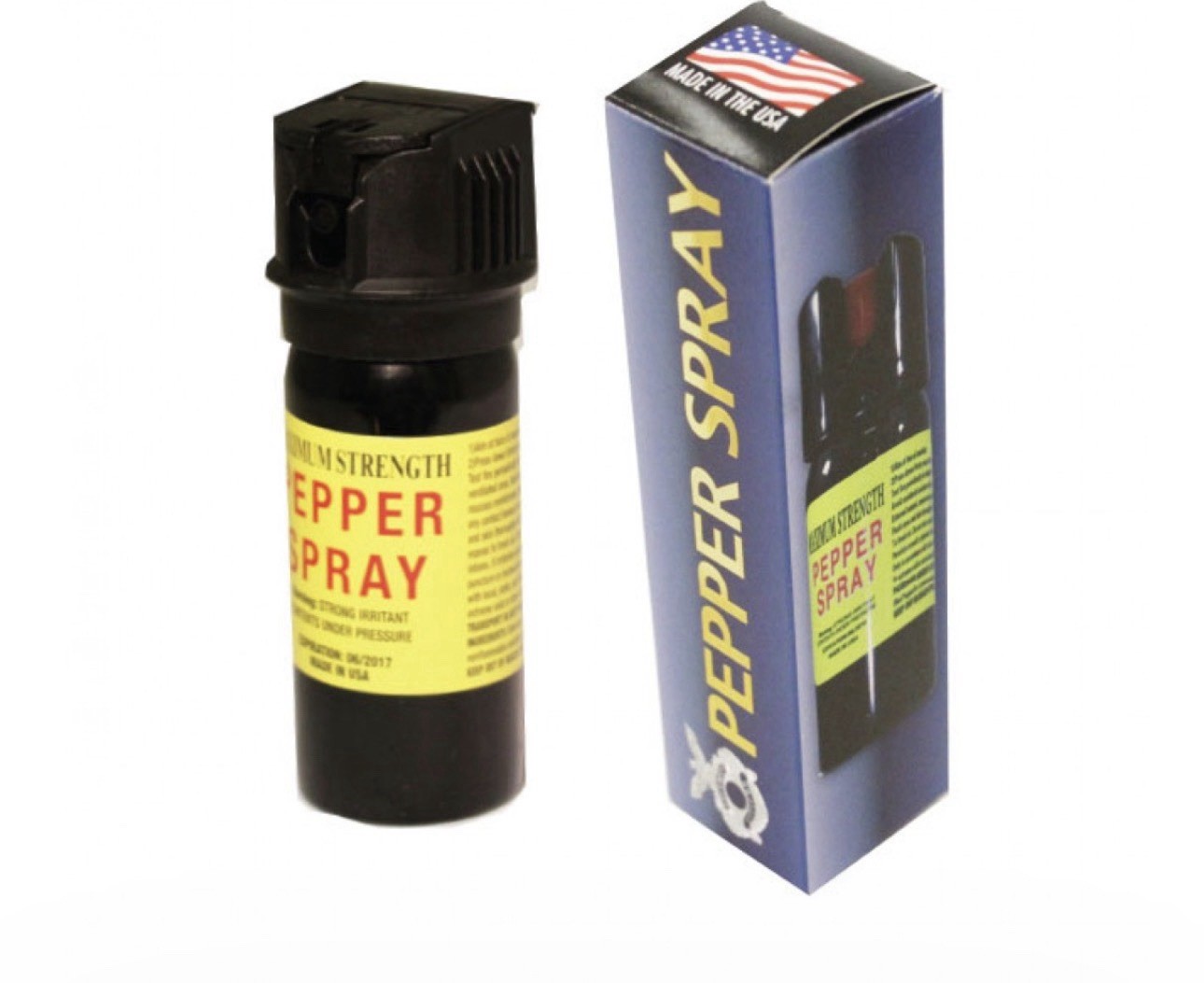 Maximum Strength Pepper Spray Made in USA Self Defense Personal Protection 4 oz