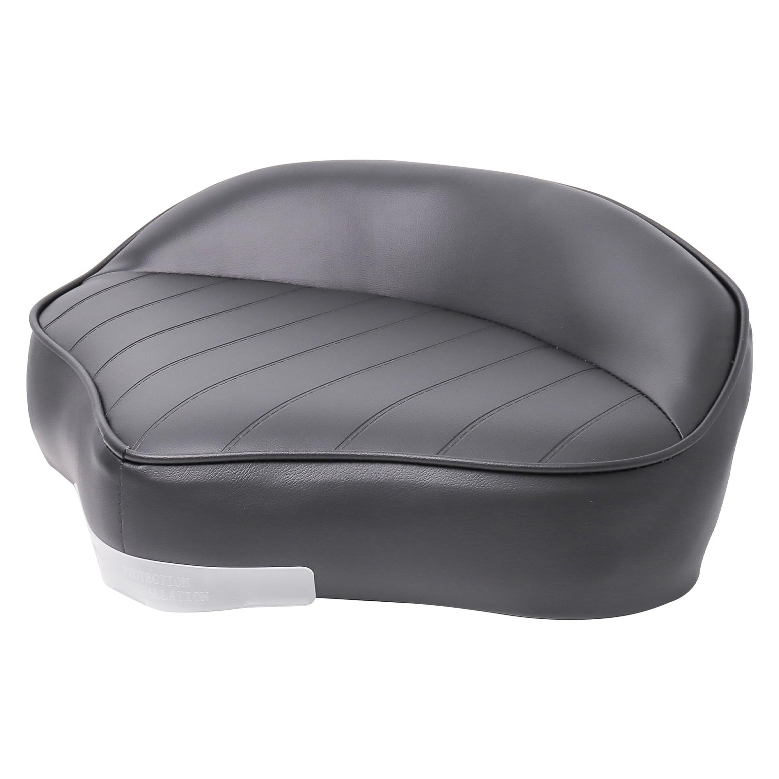 Casting Boat Seat, Universal Fishing Bass Boat Seat Bike Butt Chair (Black)