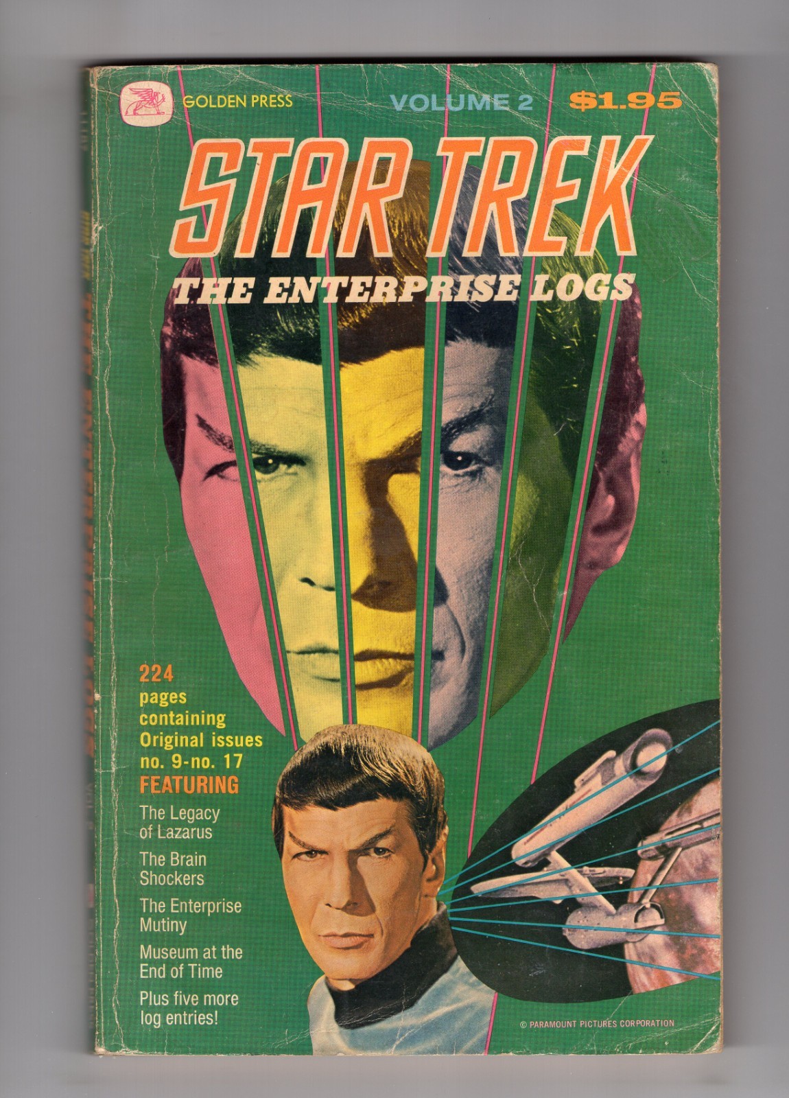 Star Trek Enterprise Logs #2 Golden Press 1976 VG