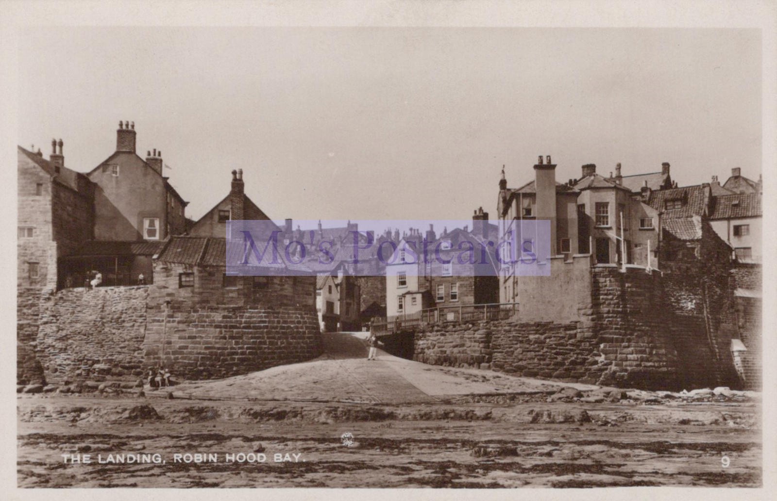 Yorkshire Postcard - The Landing, Robin Hood Bay  VT276