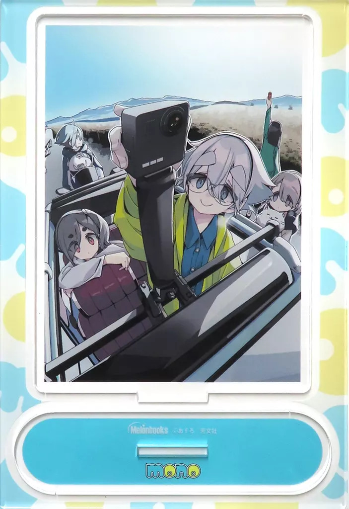 Anime Afro Illustration Acrylic Stand - Mono 4 Limited Edition 16x11cm