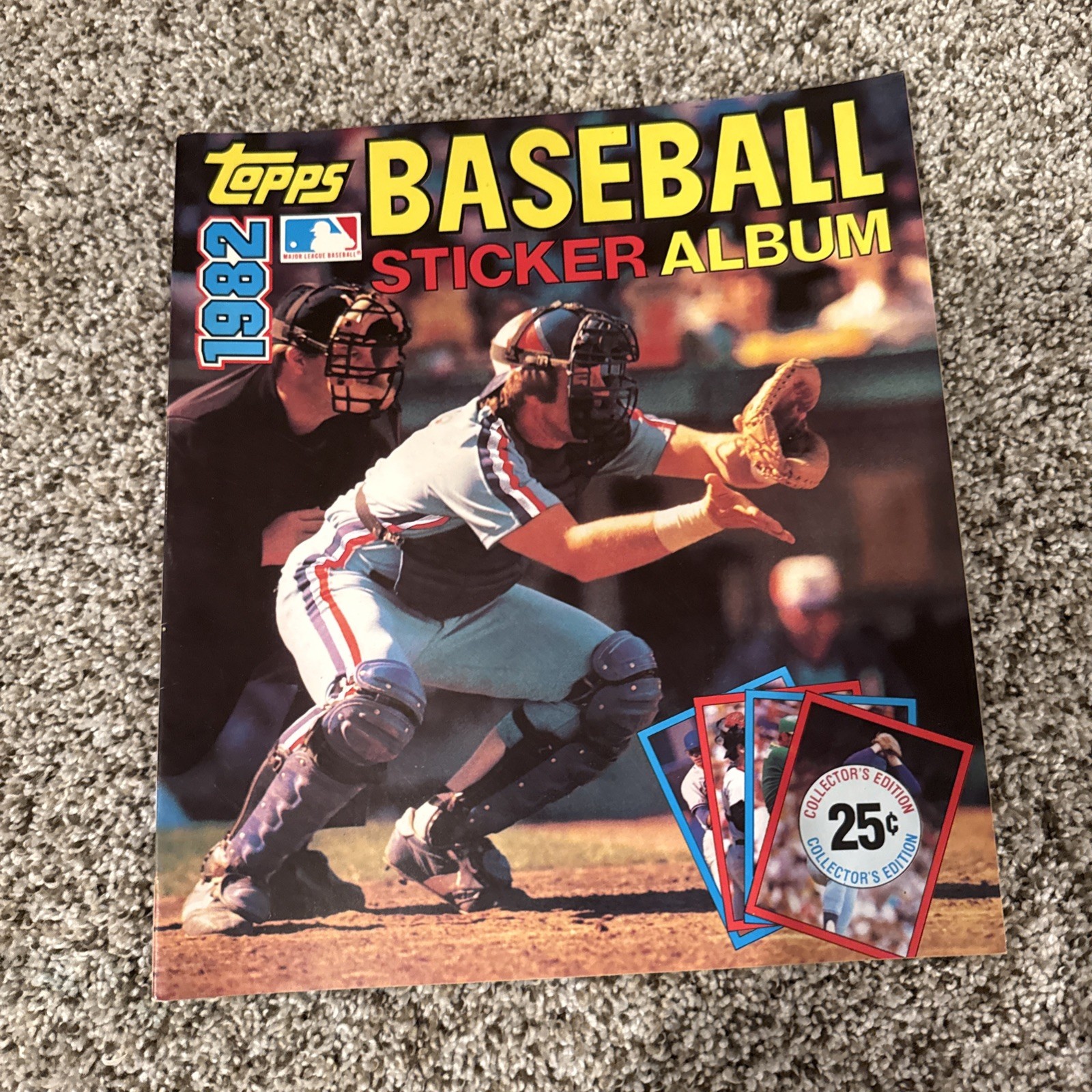 1982 Topps Baseball Sticker Album Sticker Book Complete (260) STICKERS INSIDE!!!