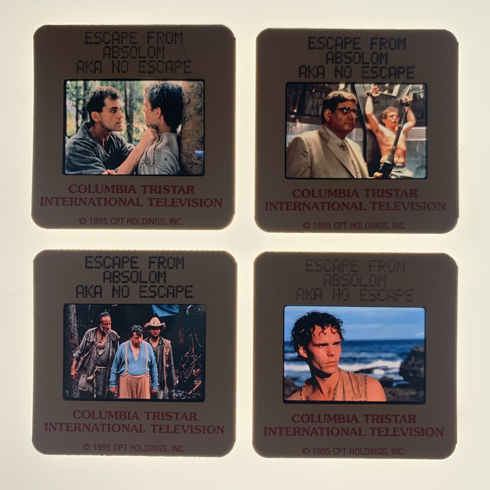 ESCAPE FROM ABSOLOM aka NO ESCAPE Ray Liotta Lance Henriksen 1994 35mm Slides x4