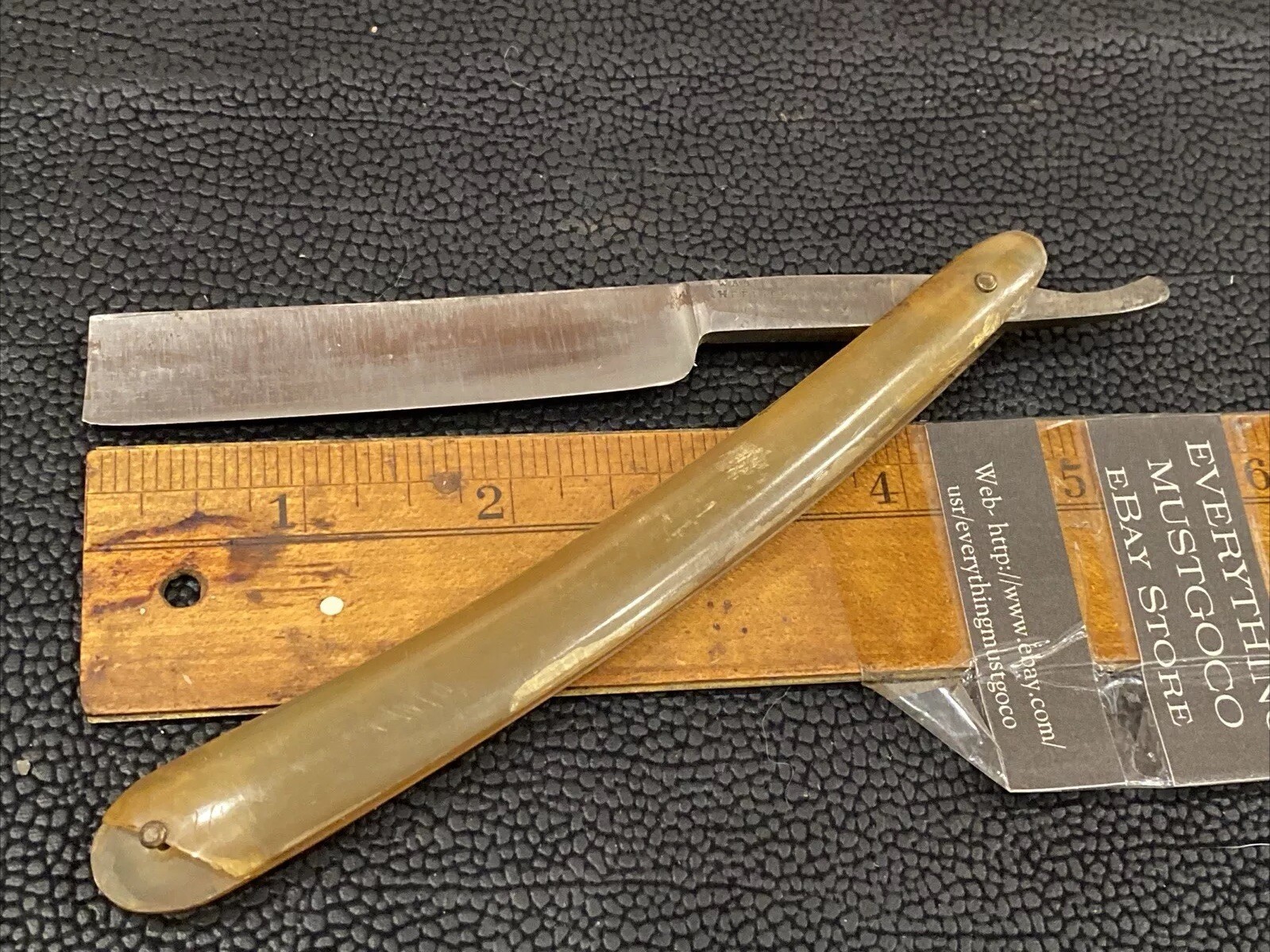 1900s B Arrow + Cross Wade & Butcher Sheffield England Straight Razor 5/8” WEDGE