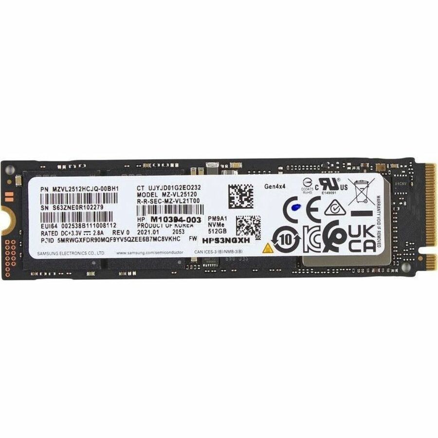 HP 512 GB M.2 PCIe NVMe Internal Solid State Drive 8C4X6AA