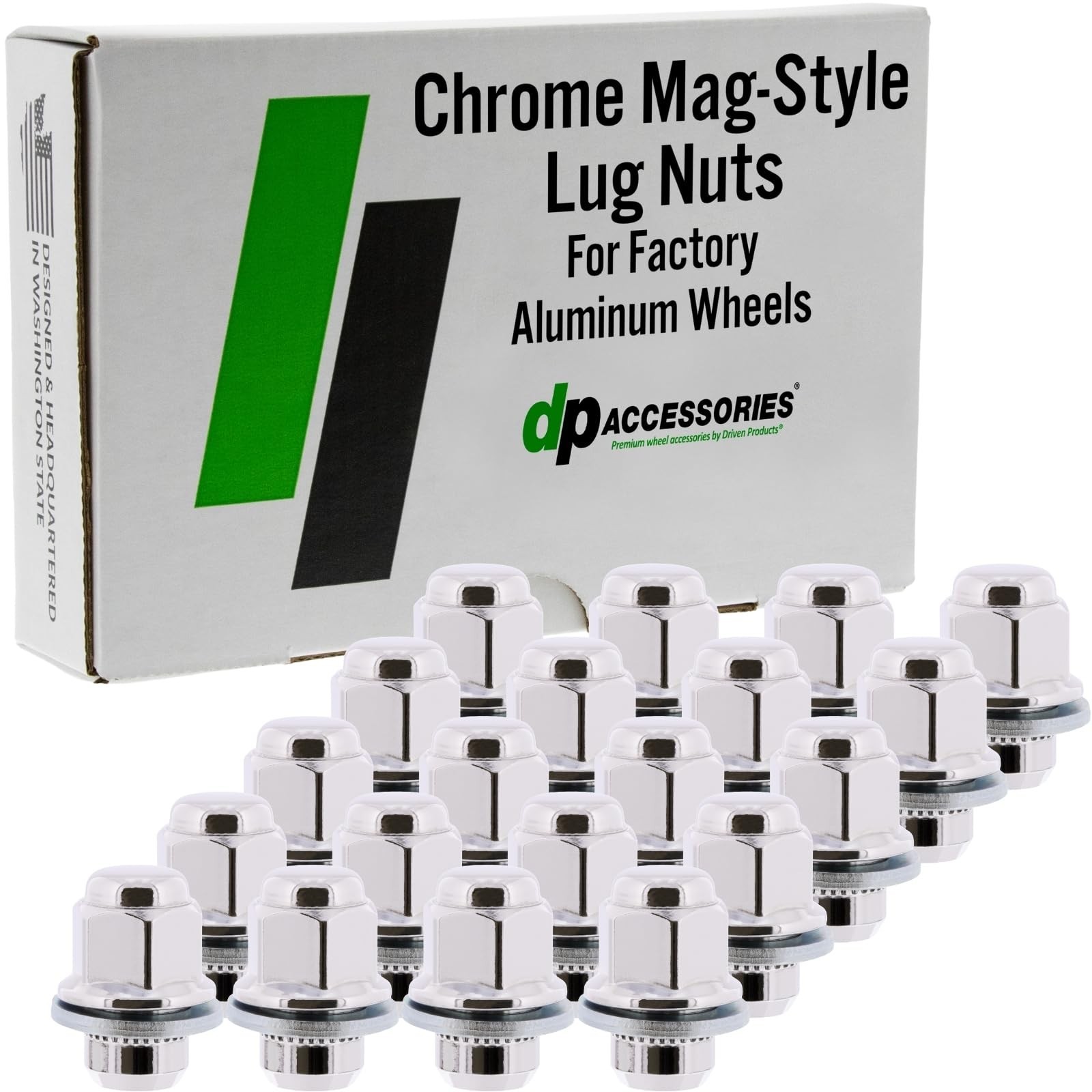 DPAccessories Chrome Lug Nuts | Compatible Replacement for Toyota-Lexus | 900...
