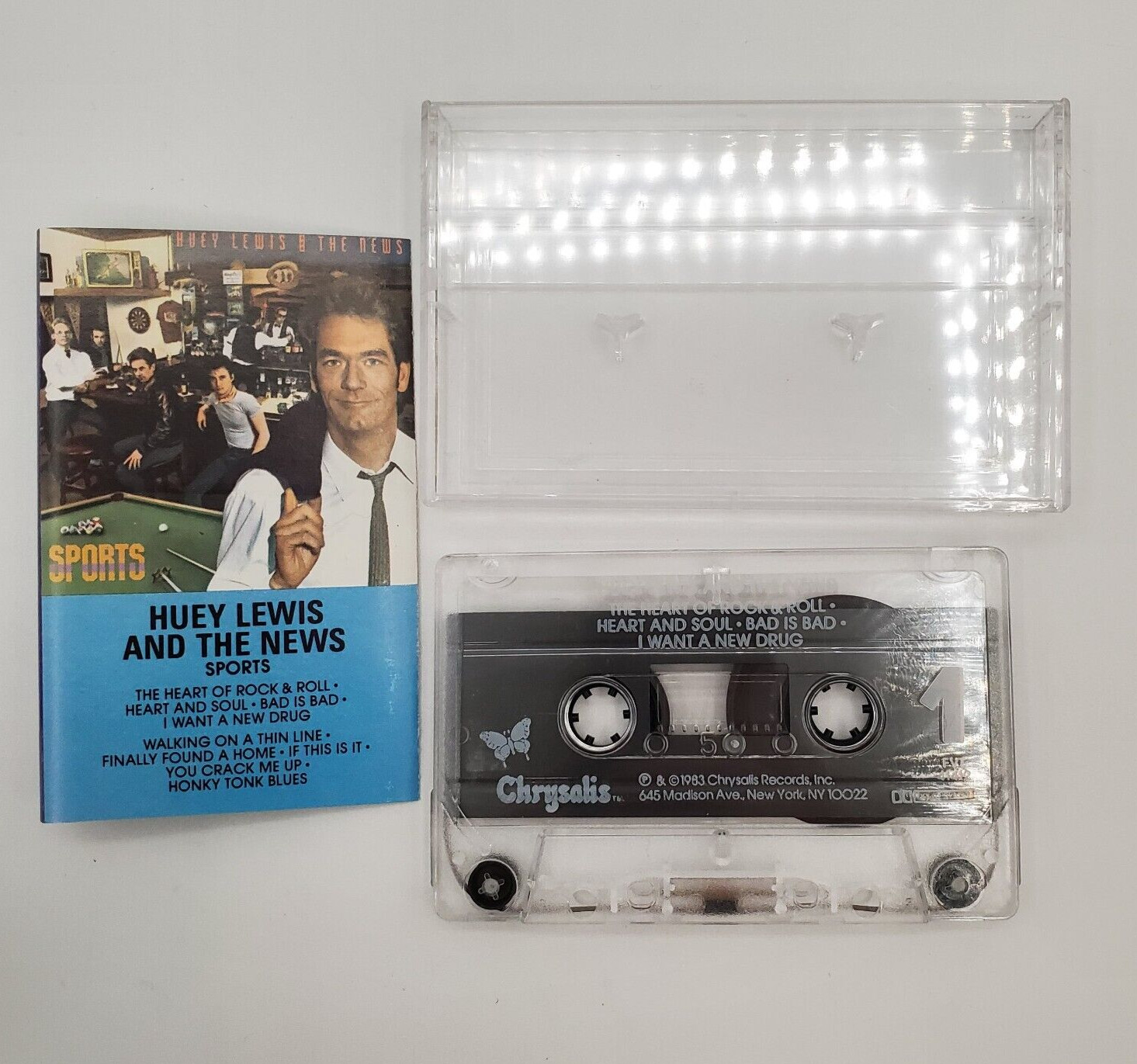 Huey Lewis and The News Sports Cassette Tape 1983 The Heart of Rock and Roll