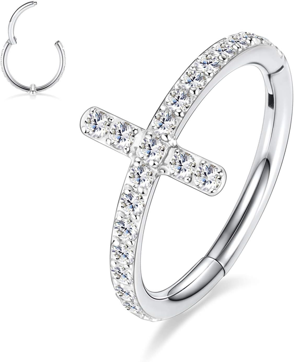 16G Cartilage Earring Hoop 316L Surgical Steel Daith Helix Conch Earrings Tragus