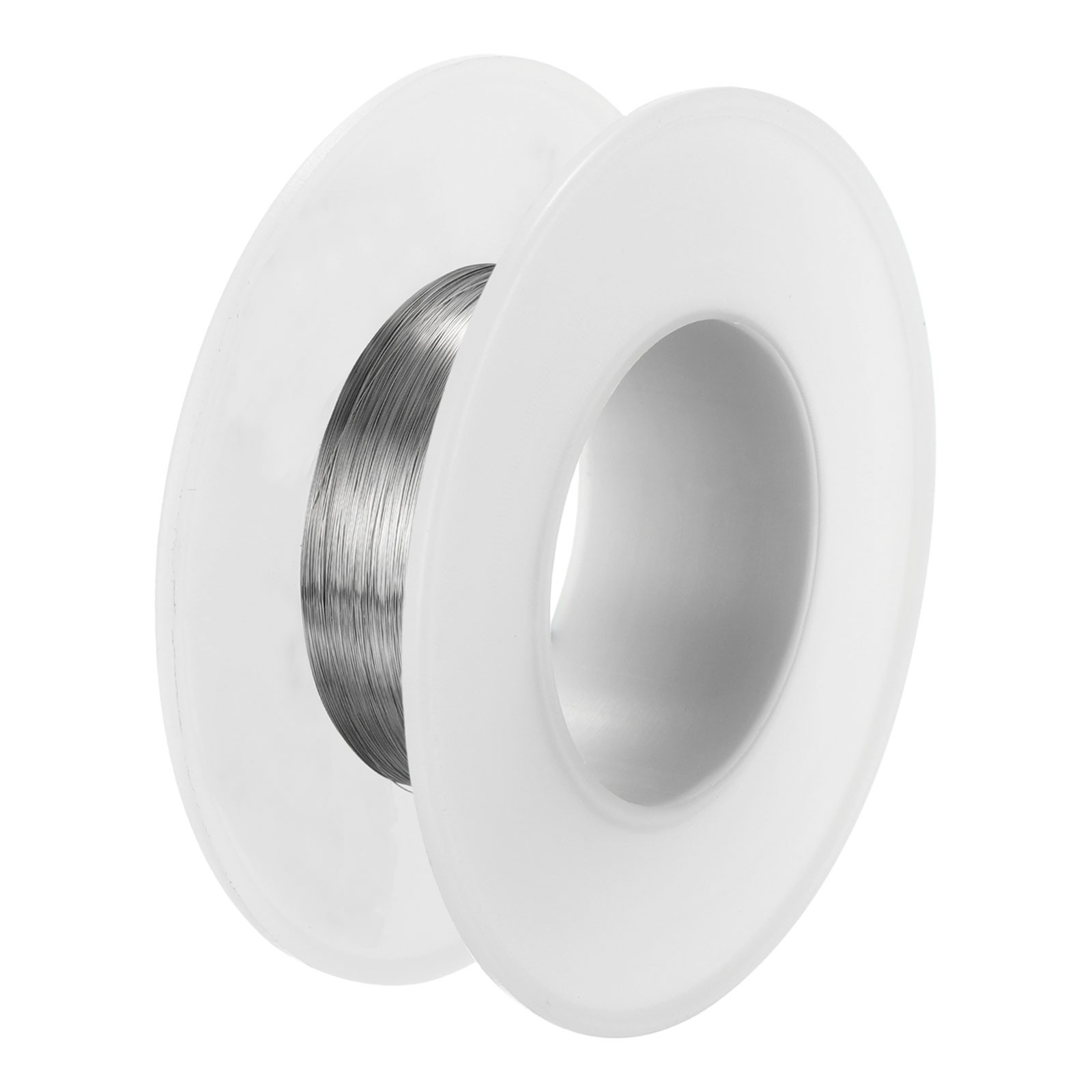 304 Stainless Steel Wire, 328 Ft 0.12mm 36 Gauge Craft Wire, Silver