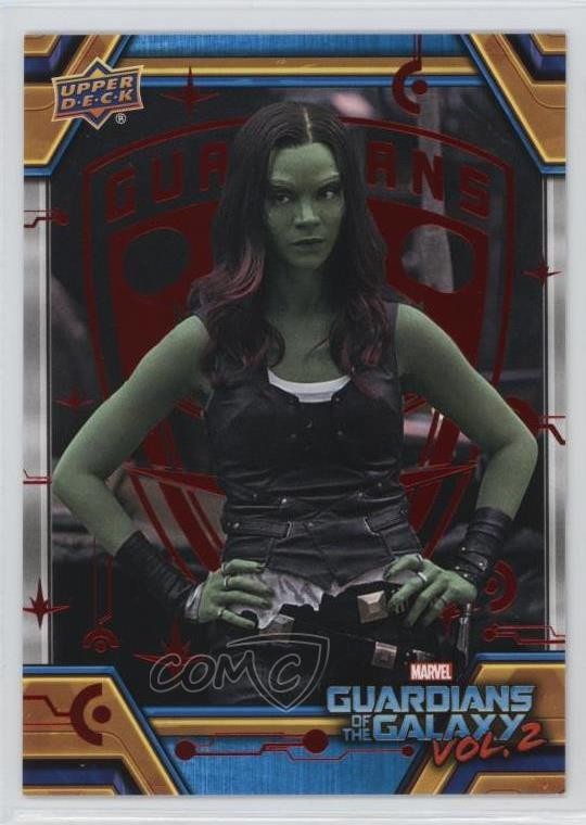 2017 Marvel Guardians of the Galaxy Volume 2 Red 29/49 Gamora Followed #14 l4z