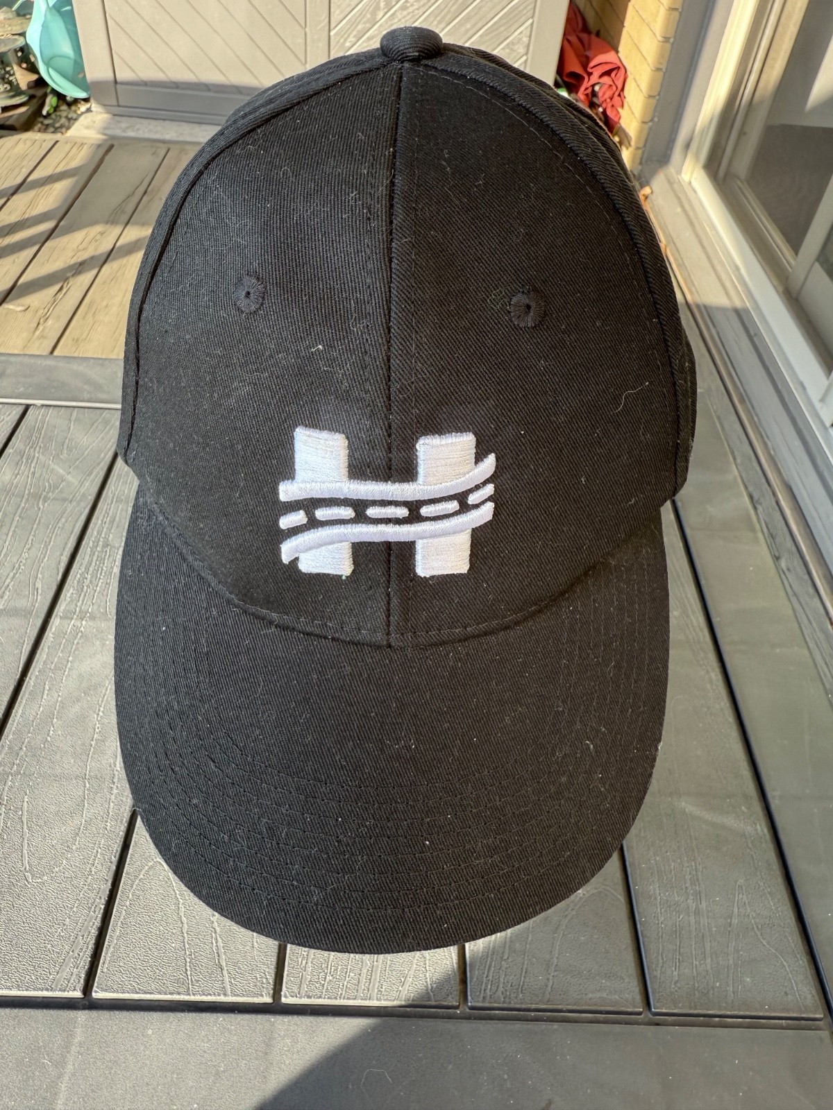 Himiway Bike  Logo in white on Black hat Cap SnapBack EUC