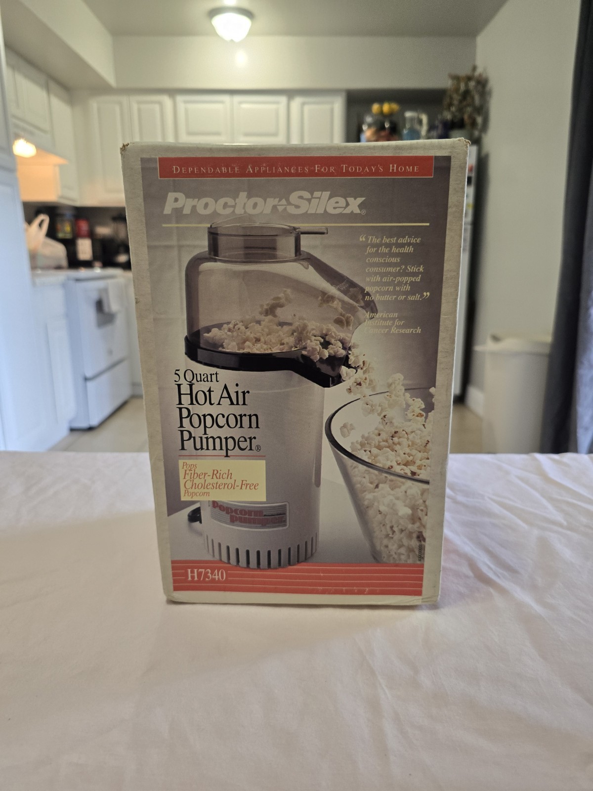 Proctor Silex 5 Quart Hot Air Popcorn Pumper Popper H7340 Made in USA BRAND NEW