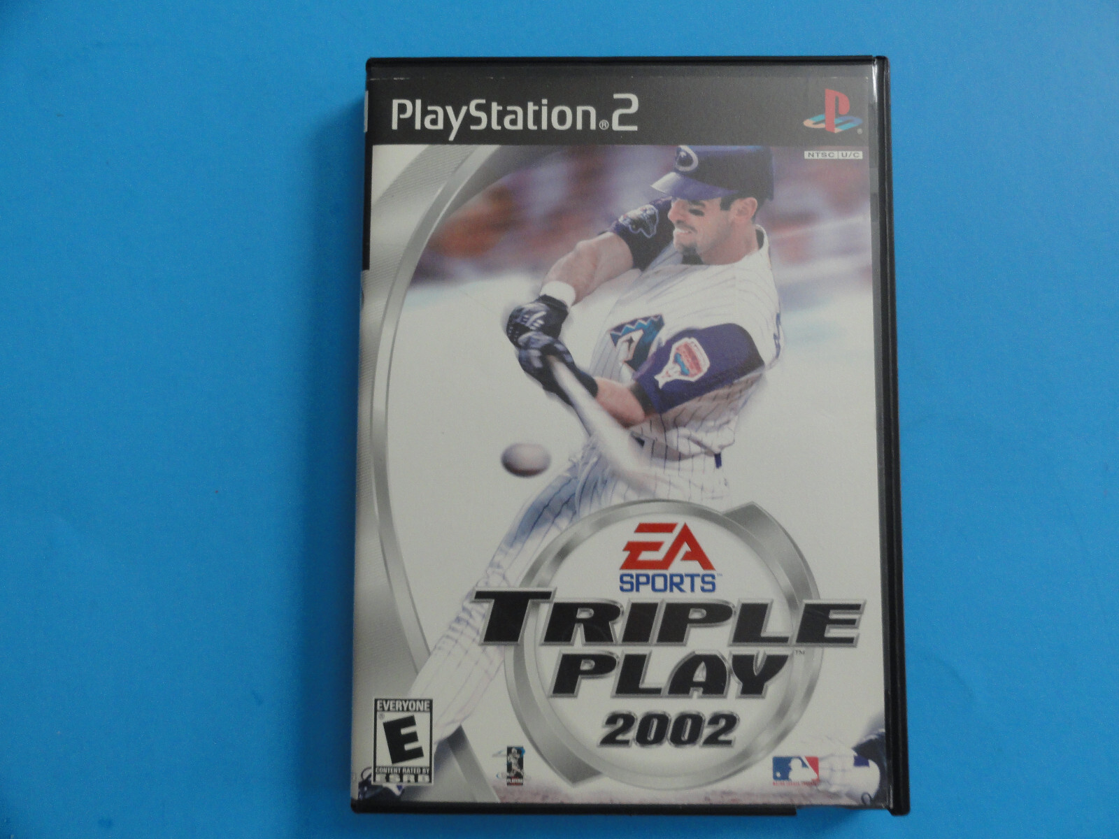 PS2 TRIPLE PLAY BASEBALL 2002 - ORIGINAL COVER ART IN BLOCKBUSTER VIDEO CASE