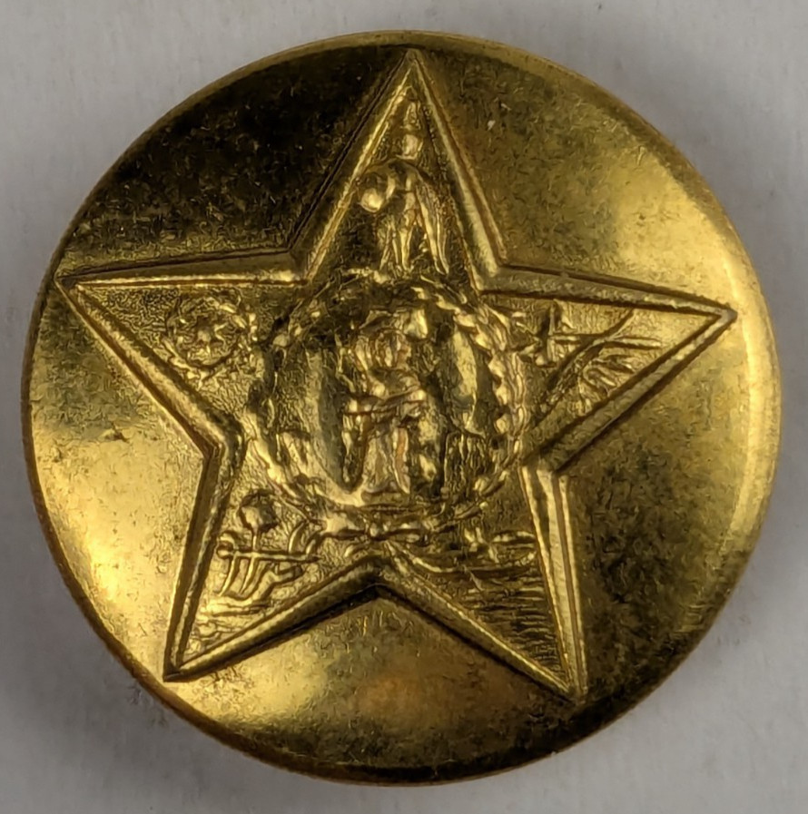 Early - Oklahoma State Seal Officer Uniform Button - M2E