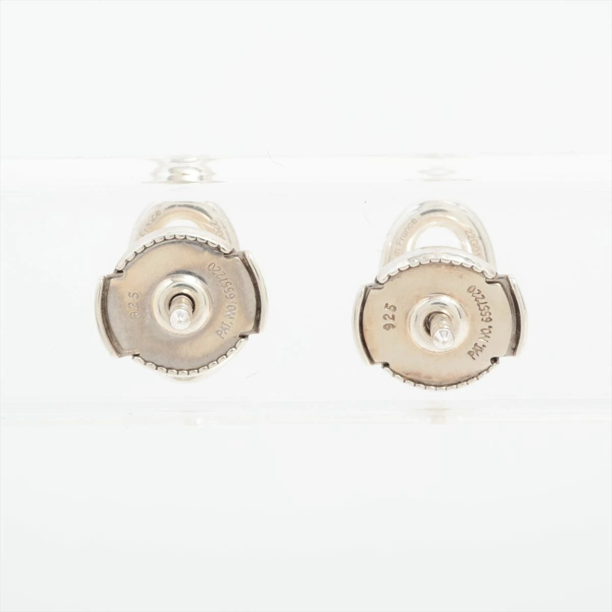 Used Hermes Chaine d Ancre 2022 Earrings (for both ears) 925 1.8g Silver